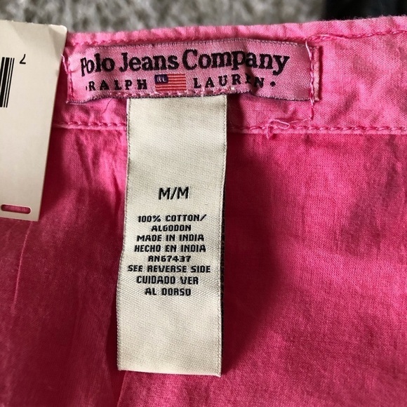 NWT Vintage RL polo sun washed pink Elaine Ballerina Mini Skirt in size M - Picture 3 of 6